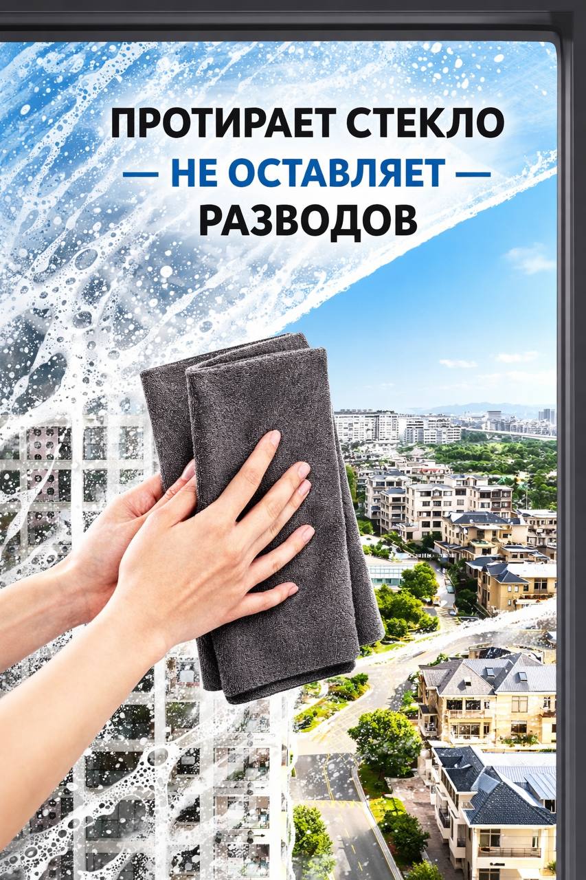 Чудо тряпка для уборки, 1 шт
