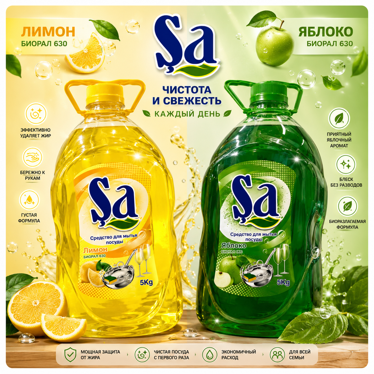 SA для мытья посуды 5л