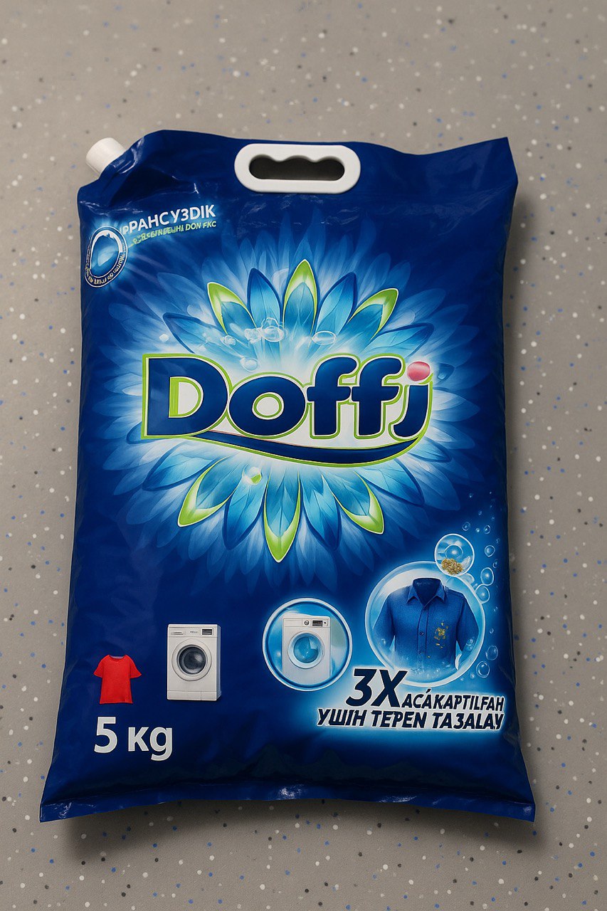 Стиральный порошок Для белых и светлых тканей DOFFI 5 кг